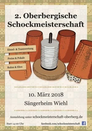 Flyer 2. Oberbergischen Schockmeisterschaft 2018