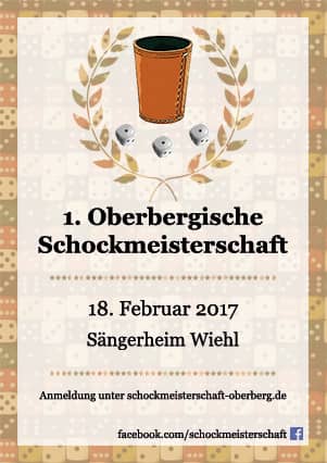 Flyer 1. Oberbergische Schockmeisterschaft 2017