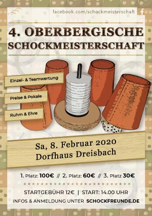 Flyer der Oberbergischen Schockmeisterschaft.