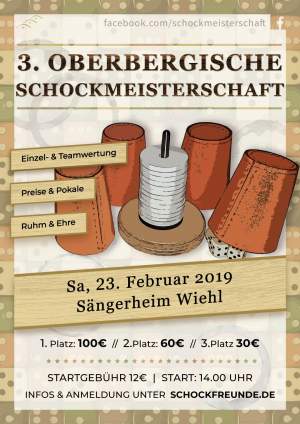 Flyer zur 3.Oberbergischen Schockmeisterschaft 2019